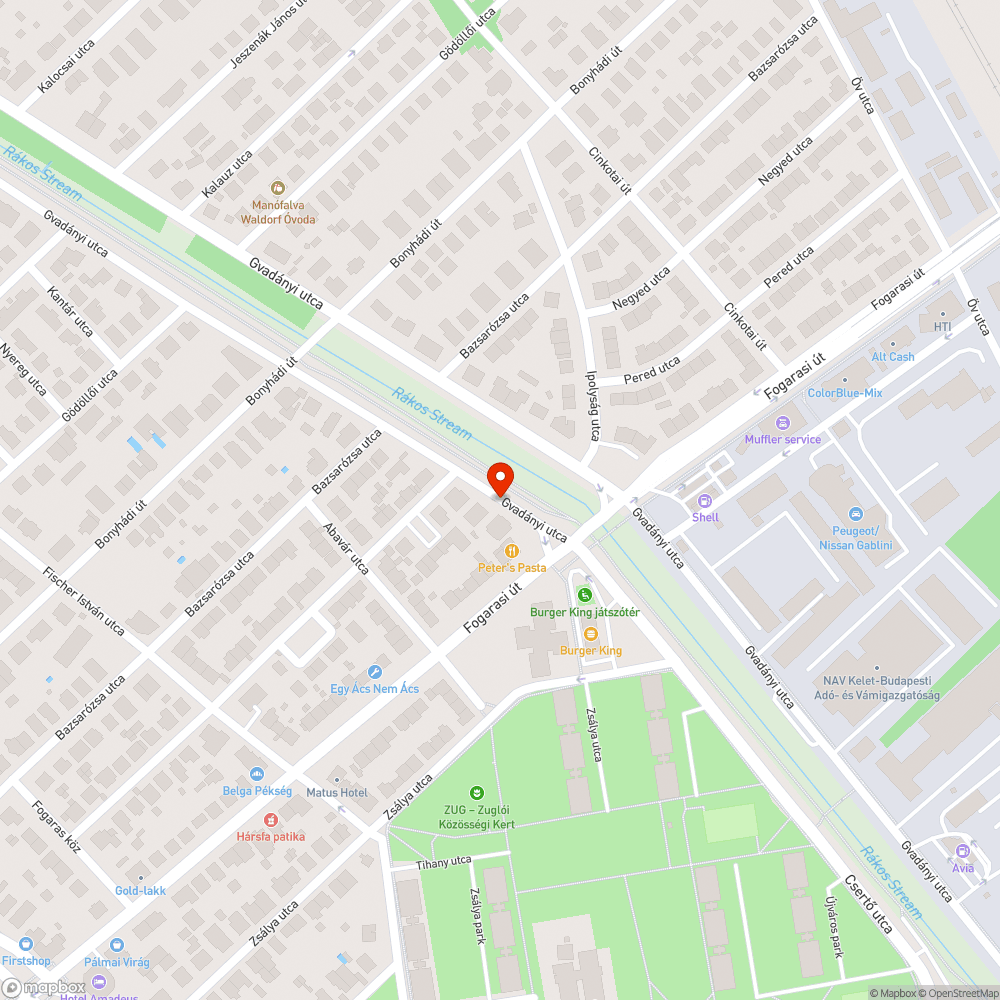 Csatorna hiánya bejelentés helye