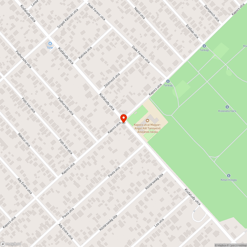 Járda lyukas bejelentés helye