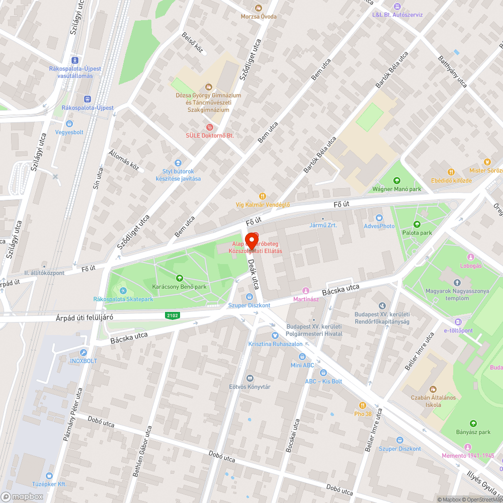 kátyú a buszmegállóban bejelentés helye