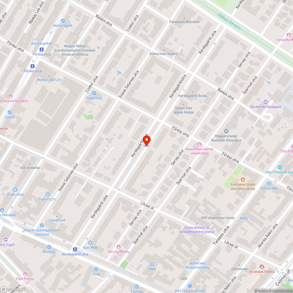 Zugló, Kerékgyártó u 2-40. szakasz toldozgatása bejelentés helye