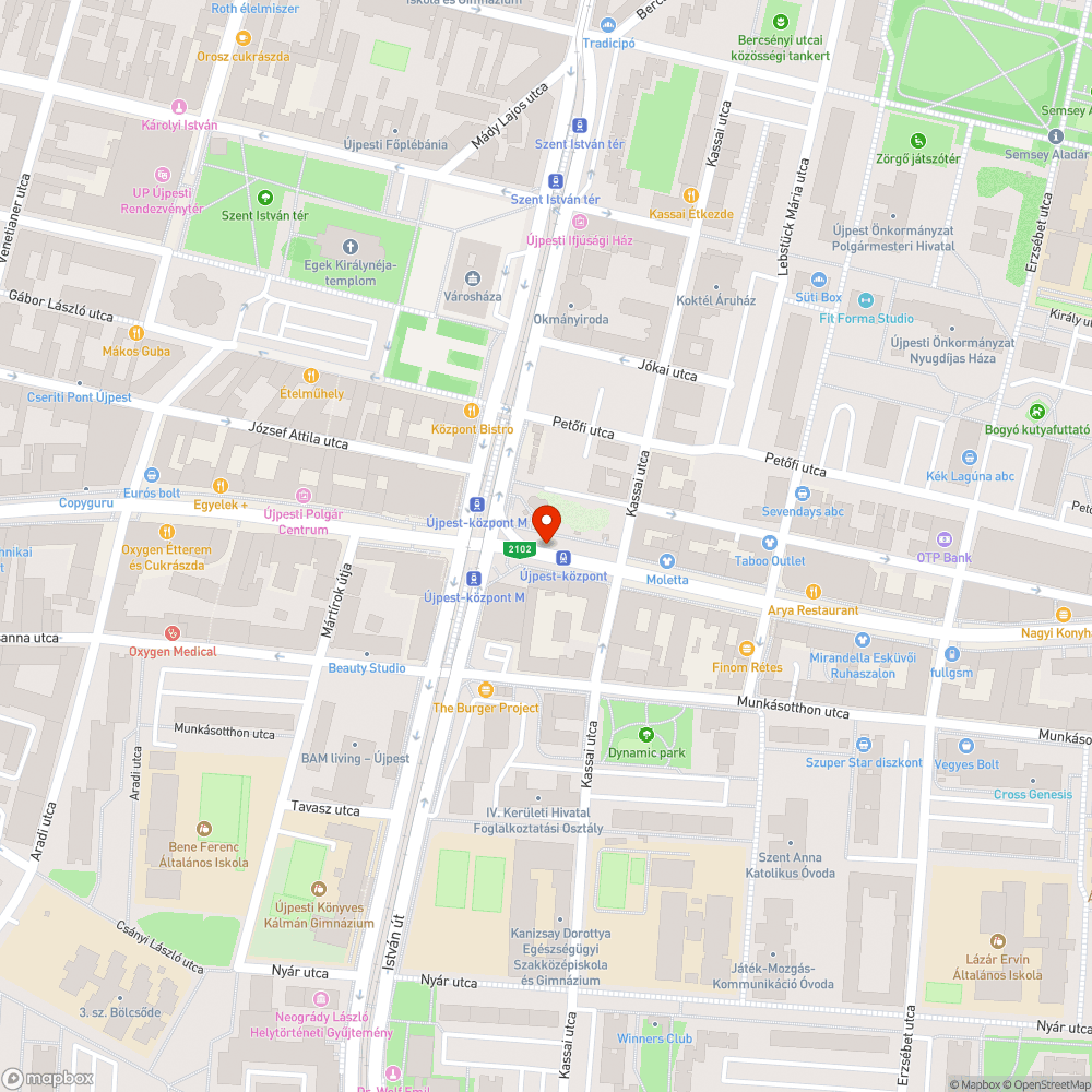 Éjszakai közlekedés bejelentés helye