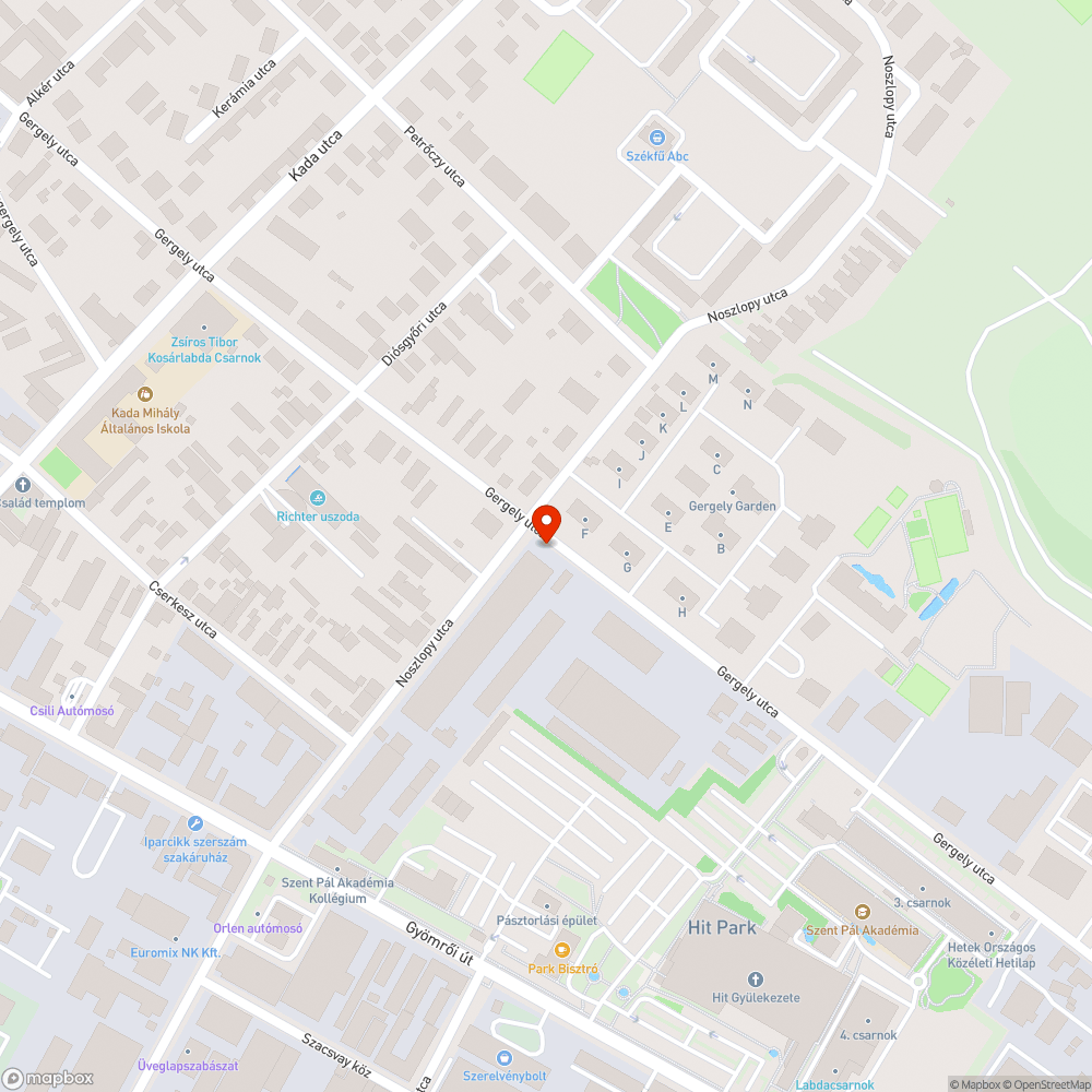 Leszakadt szögesdrót buszmegálló mögött bejelentés helye