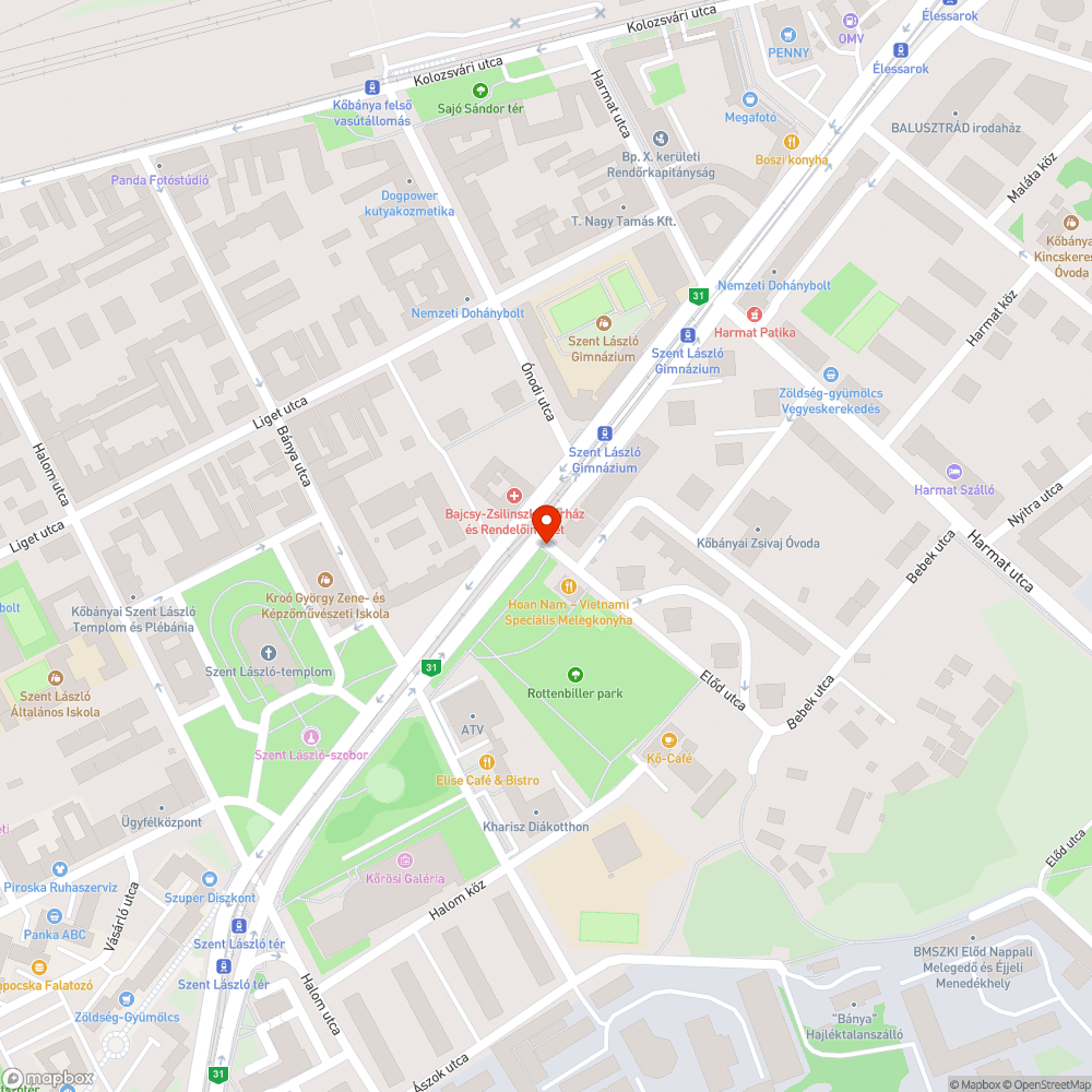 Hiányzó utcanévtábla bejelentés helye