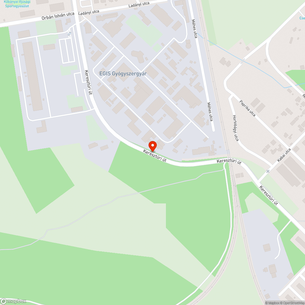 Kátyuhalom keresztúri út bejelentés helye