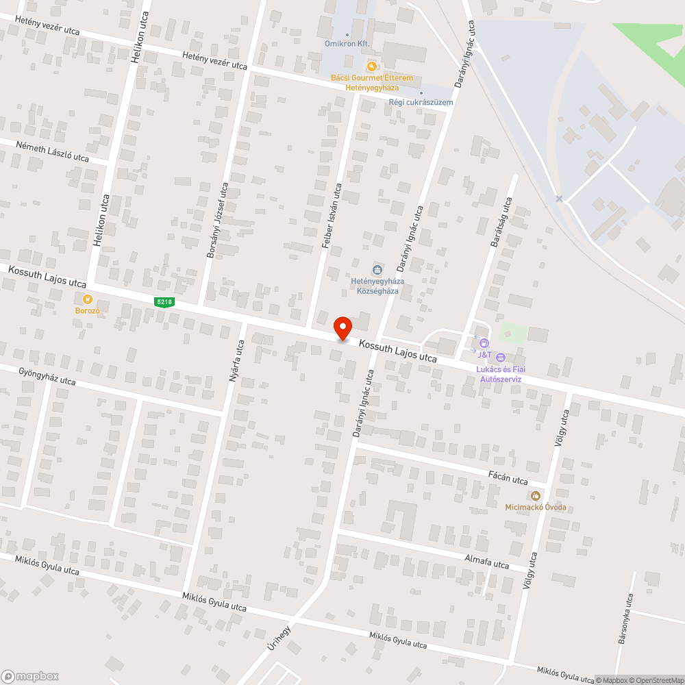 Rossz állapotú autóbusz megállóhelyek Hetényegyházán bejelentés helye