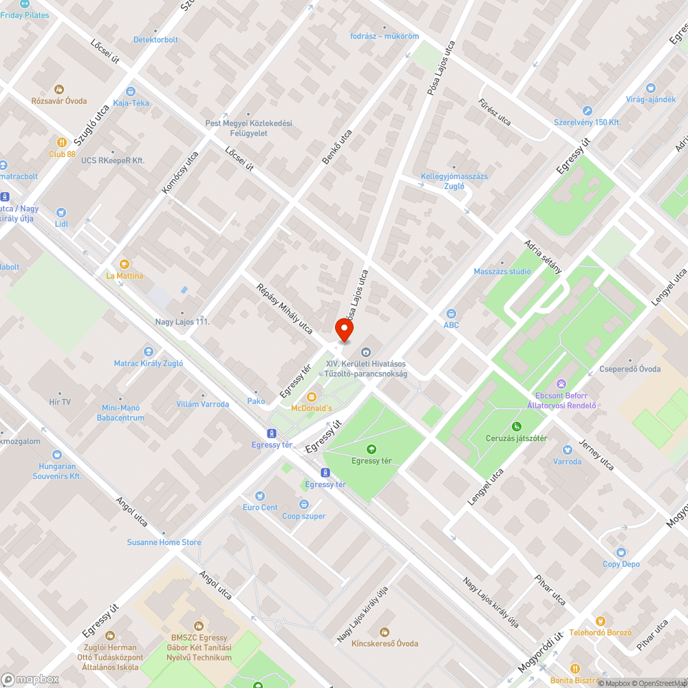 Bucka a járdán bejelentés helye