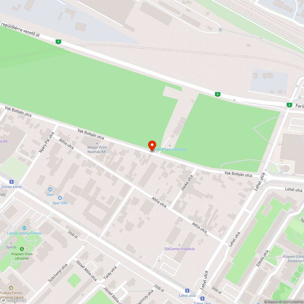 Kátyúk 40 méterenként a Vak Bottyán utcában bejelentés helye