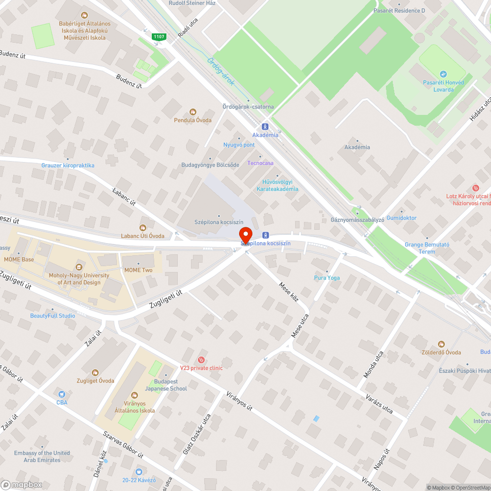 Kerékgyilkos kátyú Szépilona kocsiszínnél (újra) bejelentés helye