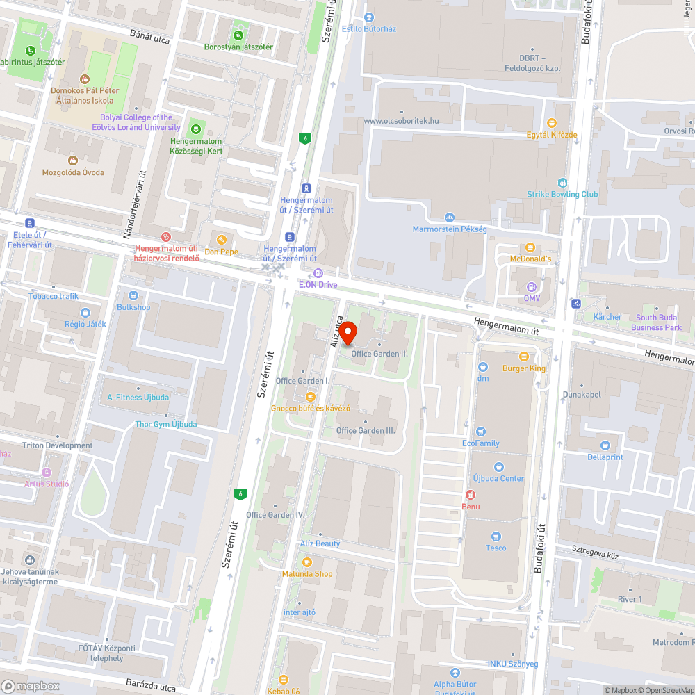 Járda bejelentés helye