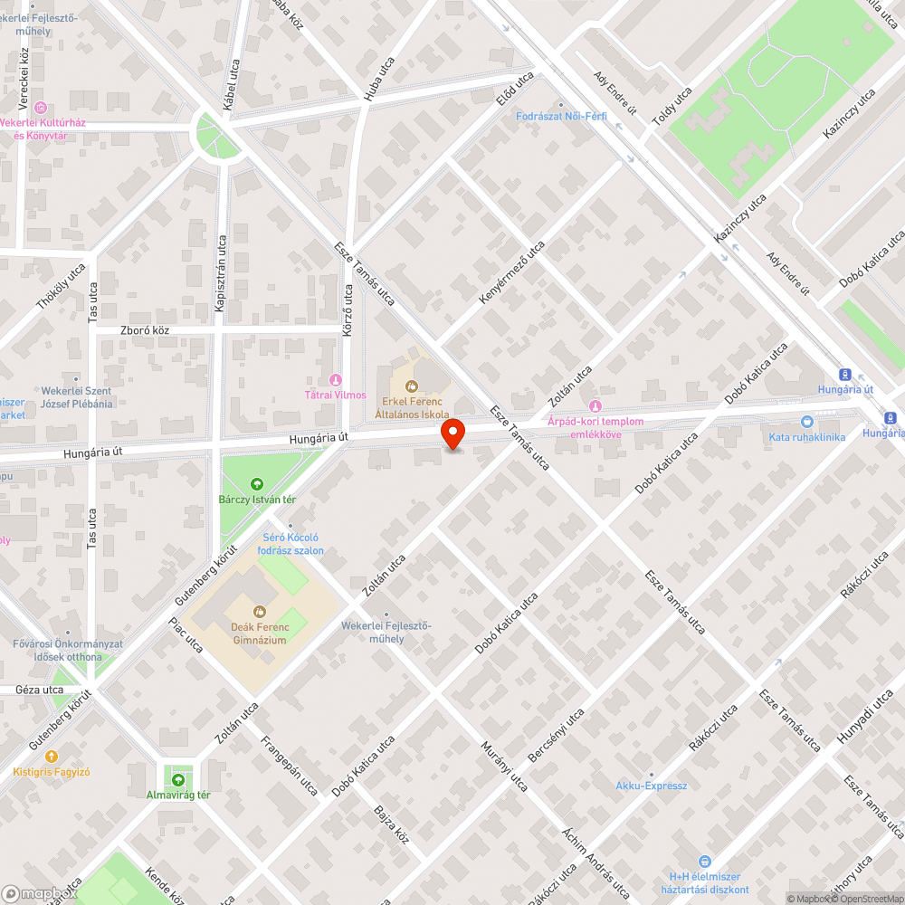 Leszakadt vezetek bejelentés helye