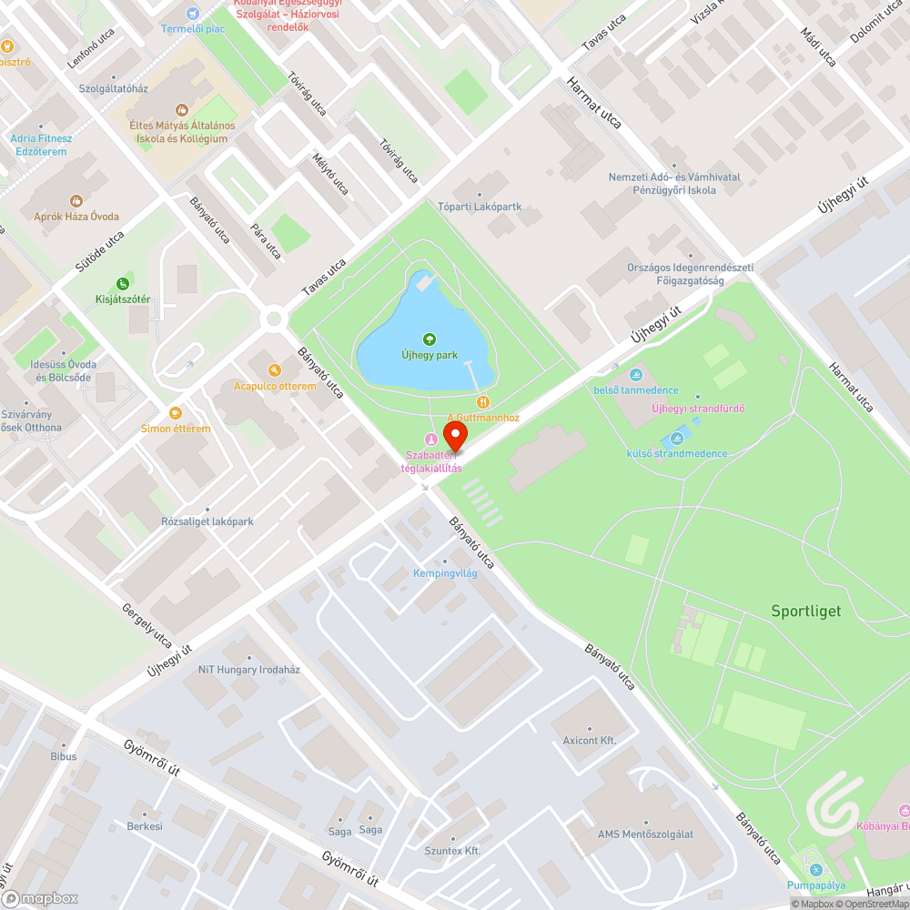 Szakadt zászlók bejelentés helye