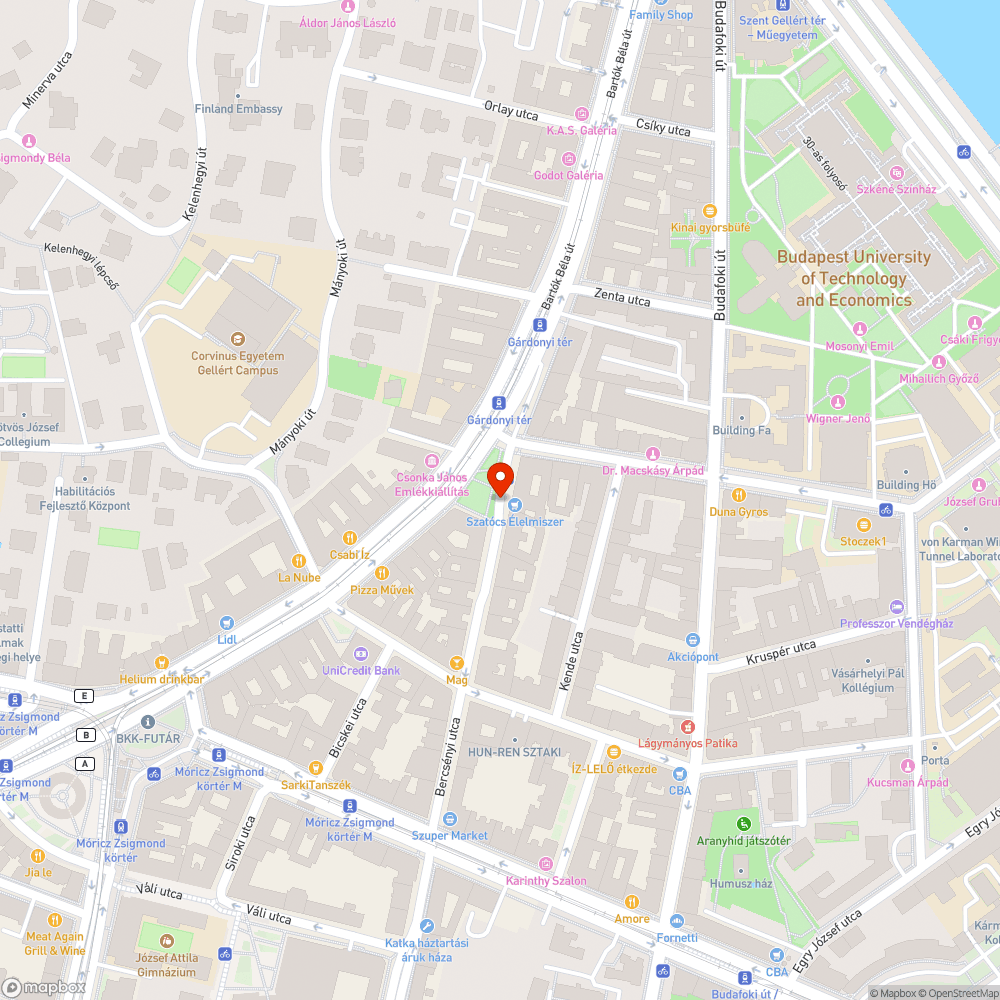 Elhanyagolt közterület bejelentés helye