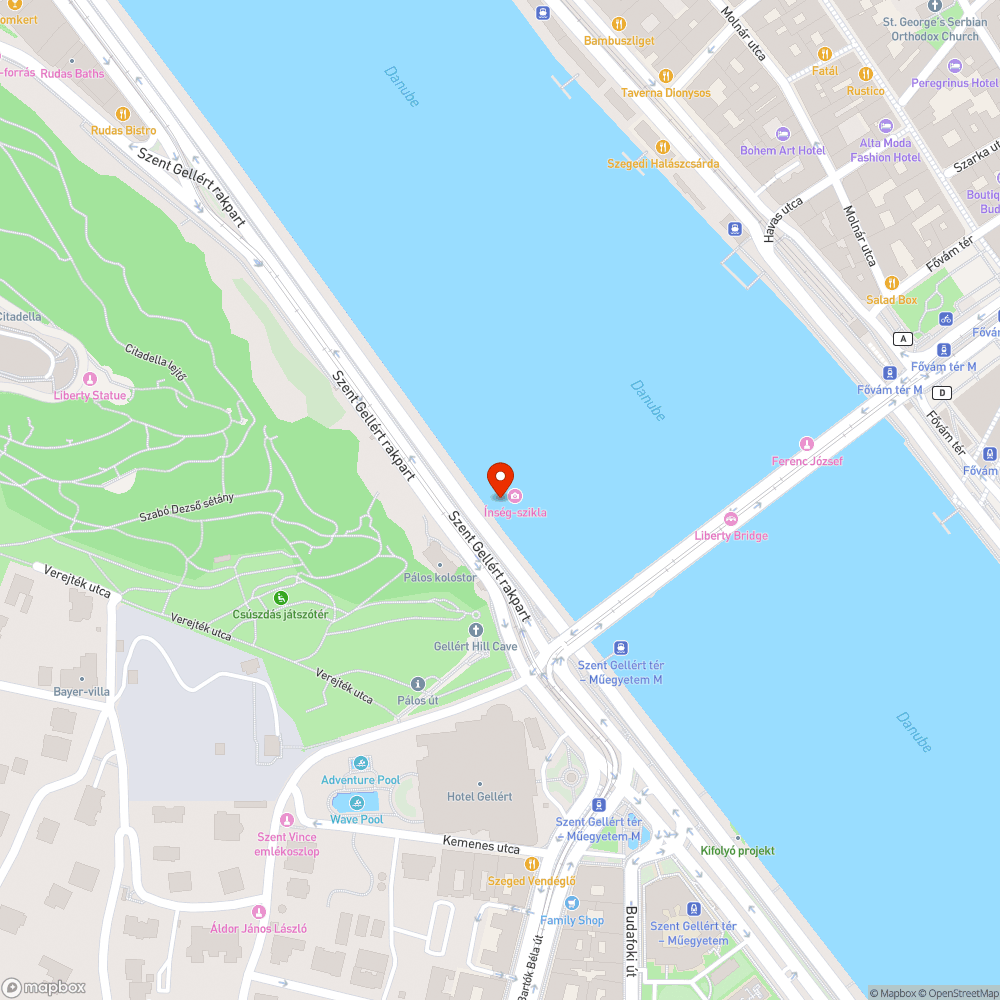 Duna budai rakparti rézsű roskadása bejelentés helye