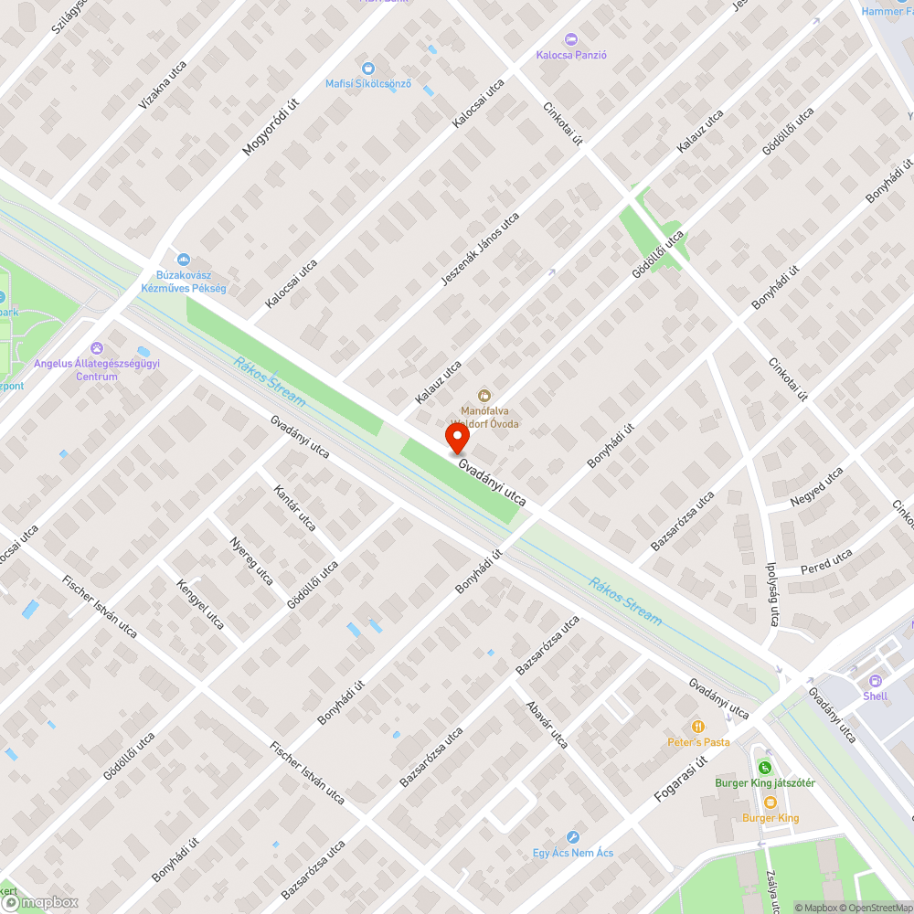 Pocsolyák bejelentés helye