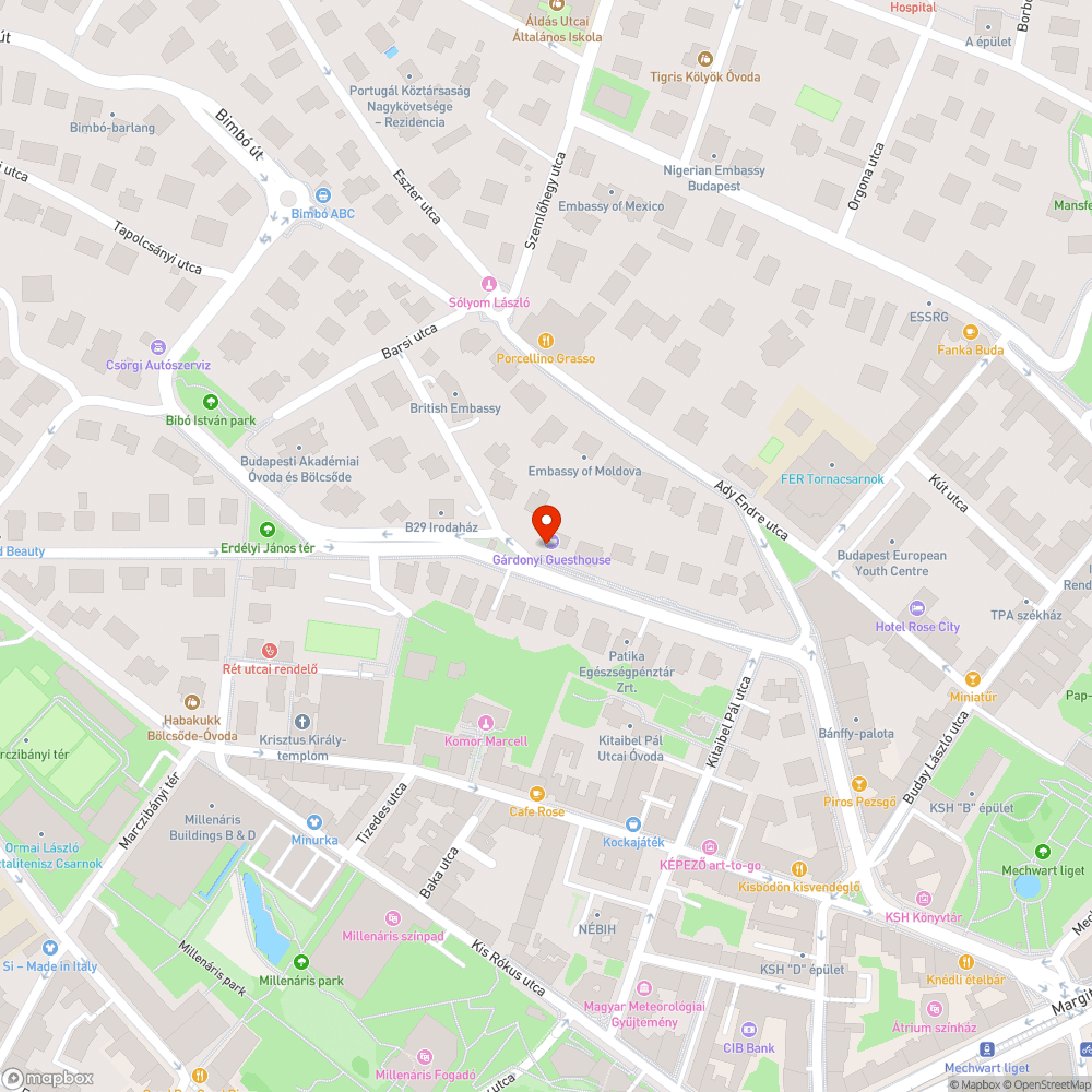 Leromlott állapotú járda bejelentés helye