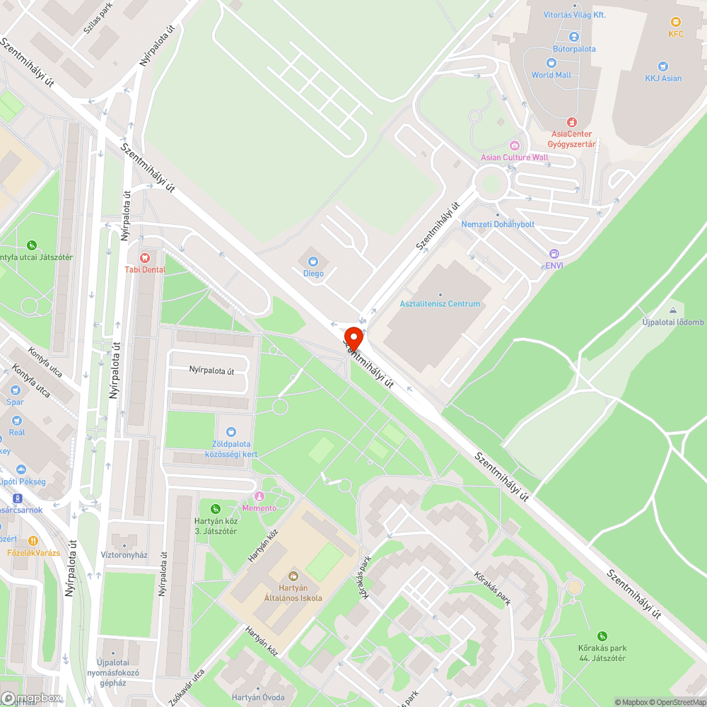 Beszakadt a járda bejelentés helye