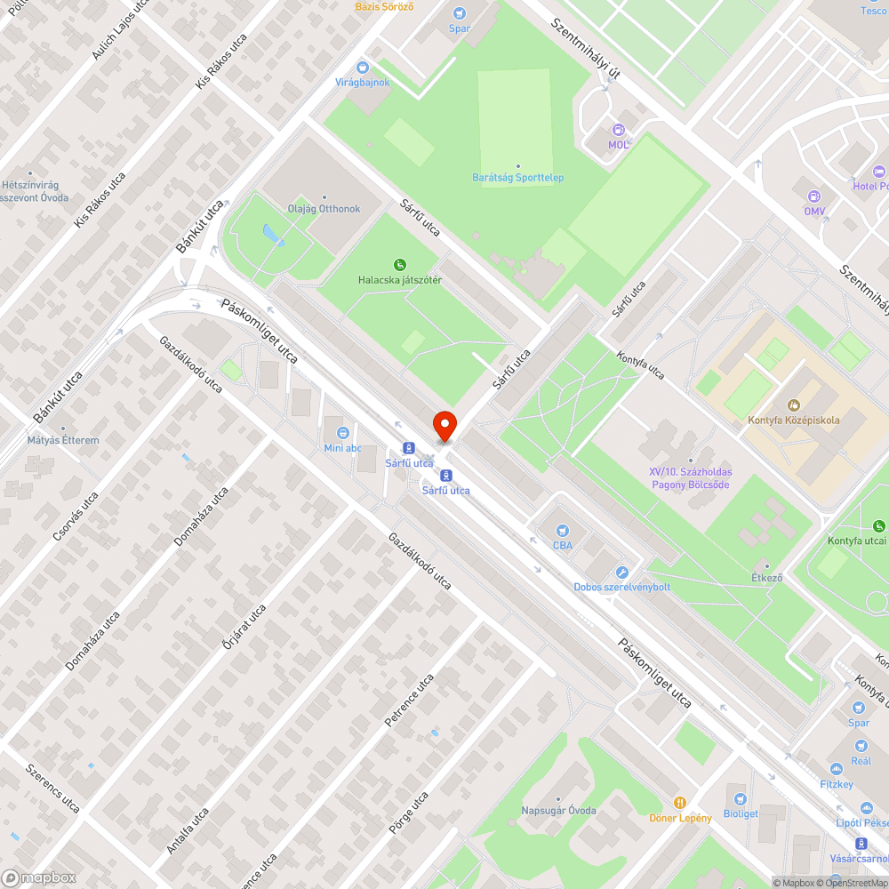 Pukli a járda közepén bejelentés helye