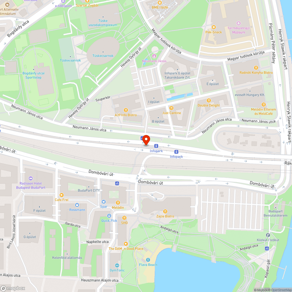 Takarítás hiánya az 1-es villamos Infopark megállójában és környékén bejelentés helye