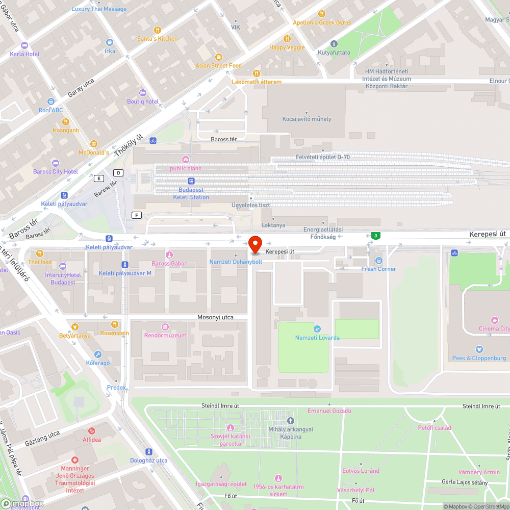 Felesleges oszlop a járdán bejelentés helye