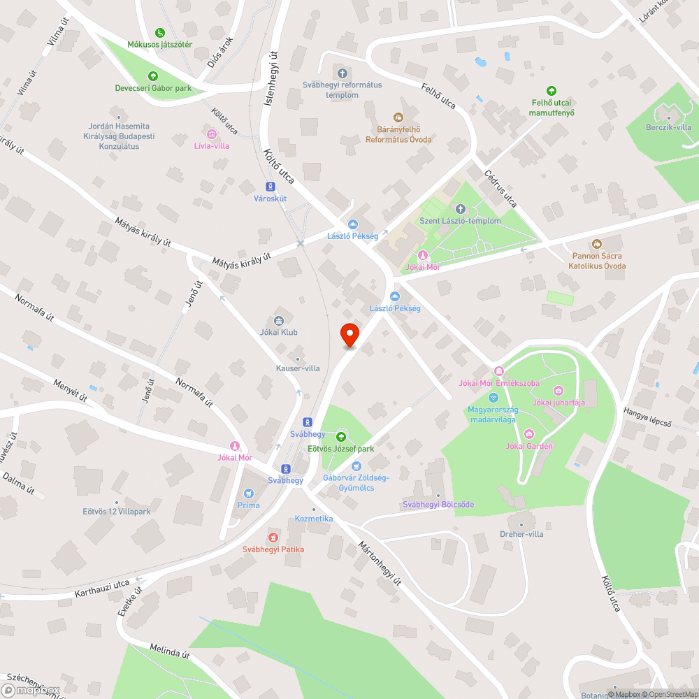 Útsüllyedés a Diana utcában bejelentés helye