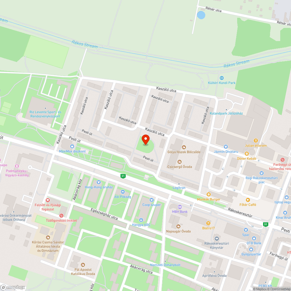 Kaszáló utcai játszótéren hibás játék és hiányzó kapu. bejelentés helye