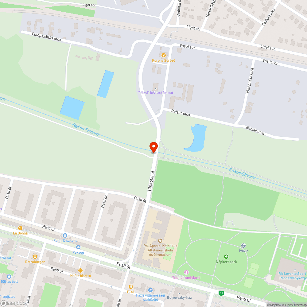 Aknafedél bejelentés helye