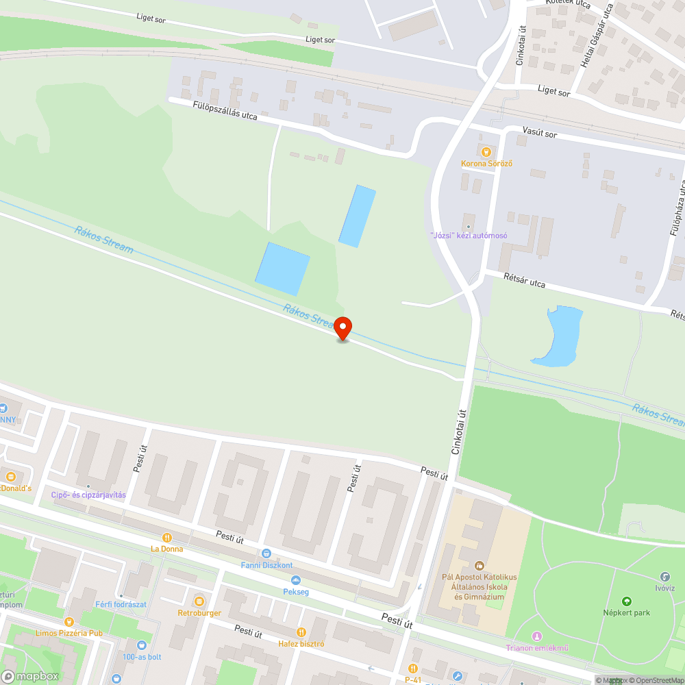 Letört faág bejelentés helye