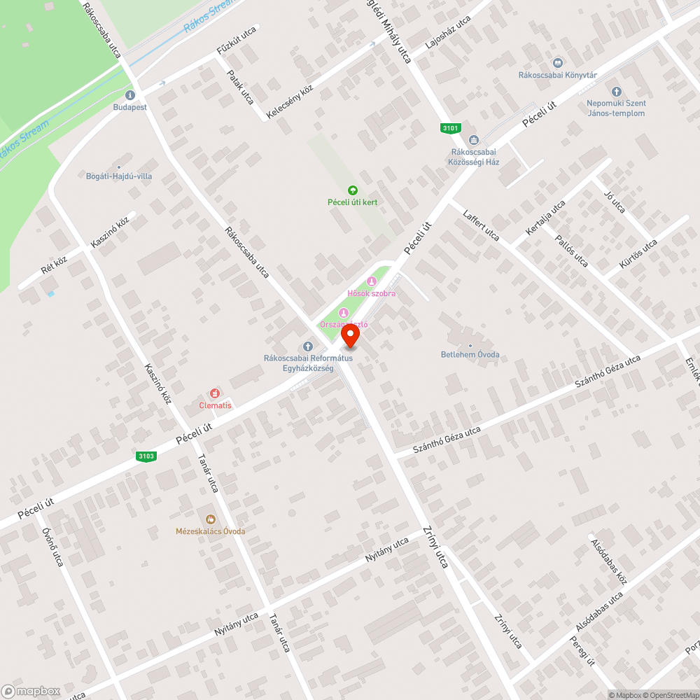 Hiányzik a járda bejelentés helye