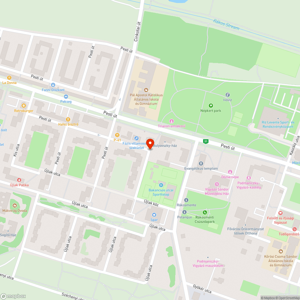 Balesetveszélyes korlát bejelentés helye