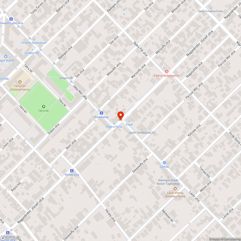 Beszakadt akna bejelentés helye