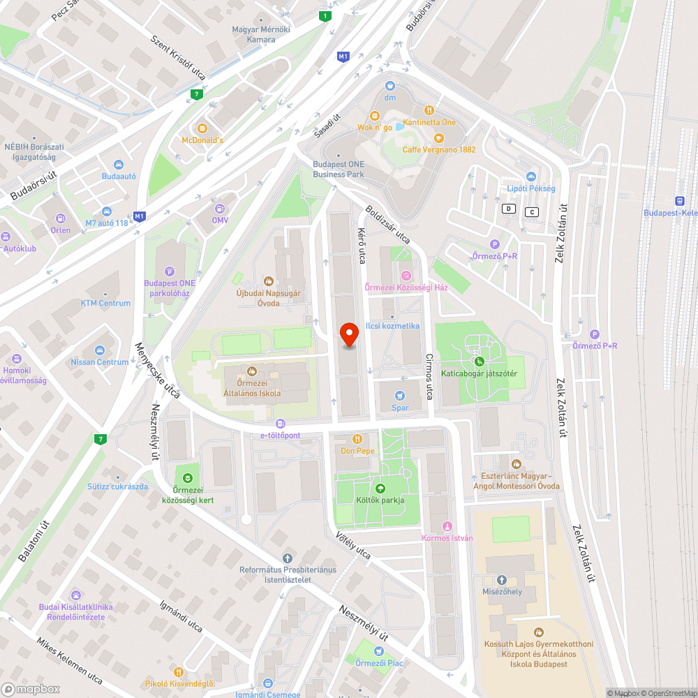 2 kátyú bejelentés helye