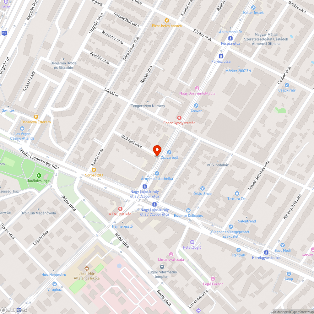 két irányú utca, lehetetlen közlekedéssel bejelentés helye