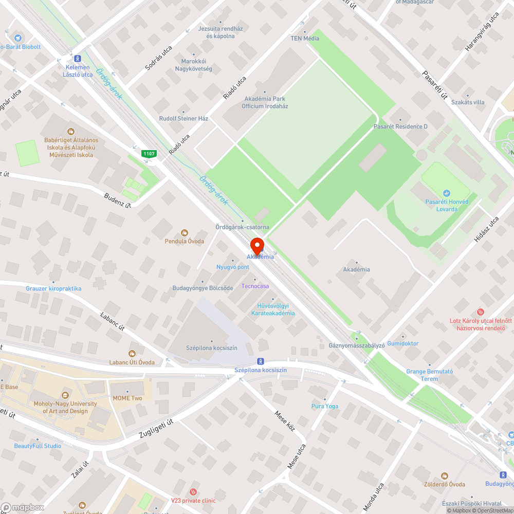 Vízzsák bejelentés helye