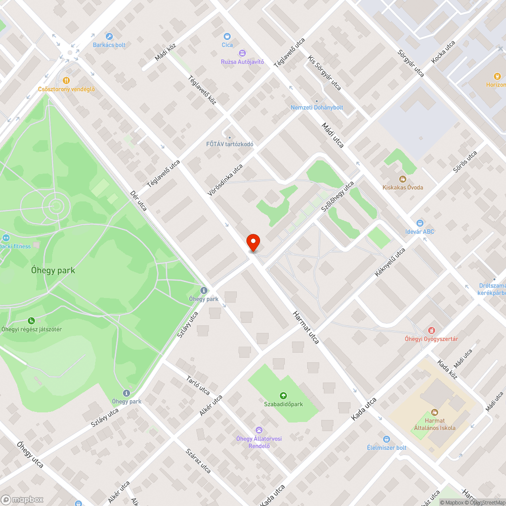 Félretett betonelem bejelentés helye