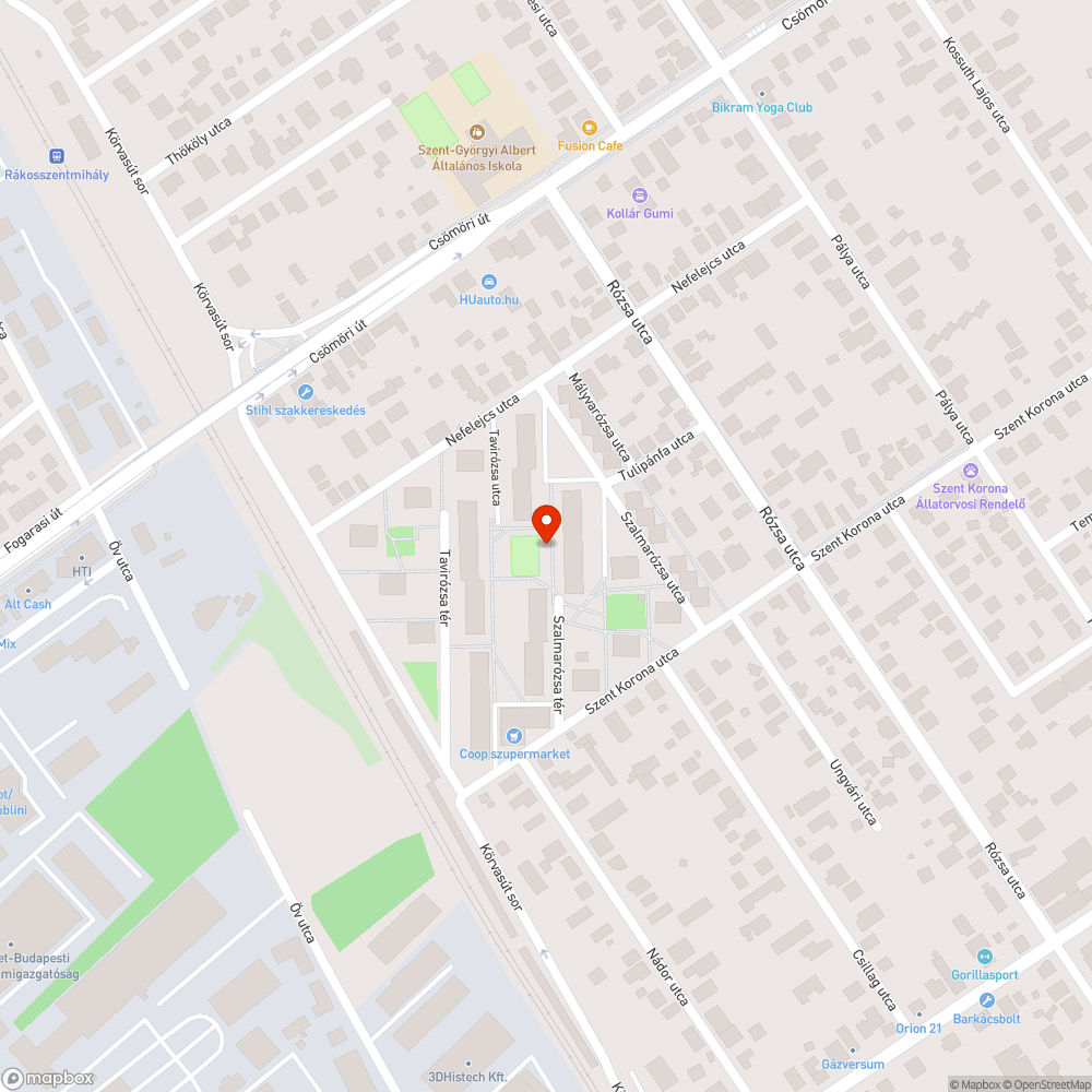 Zöldterületen áthajtás bejelentés helye