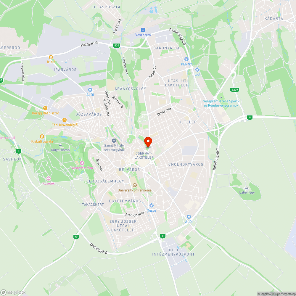 Rendezetlen belvárosi közpark bejelentés helye