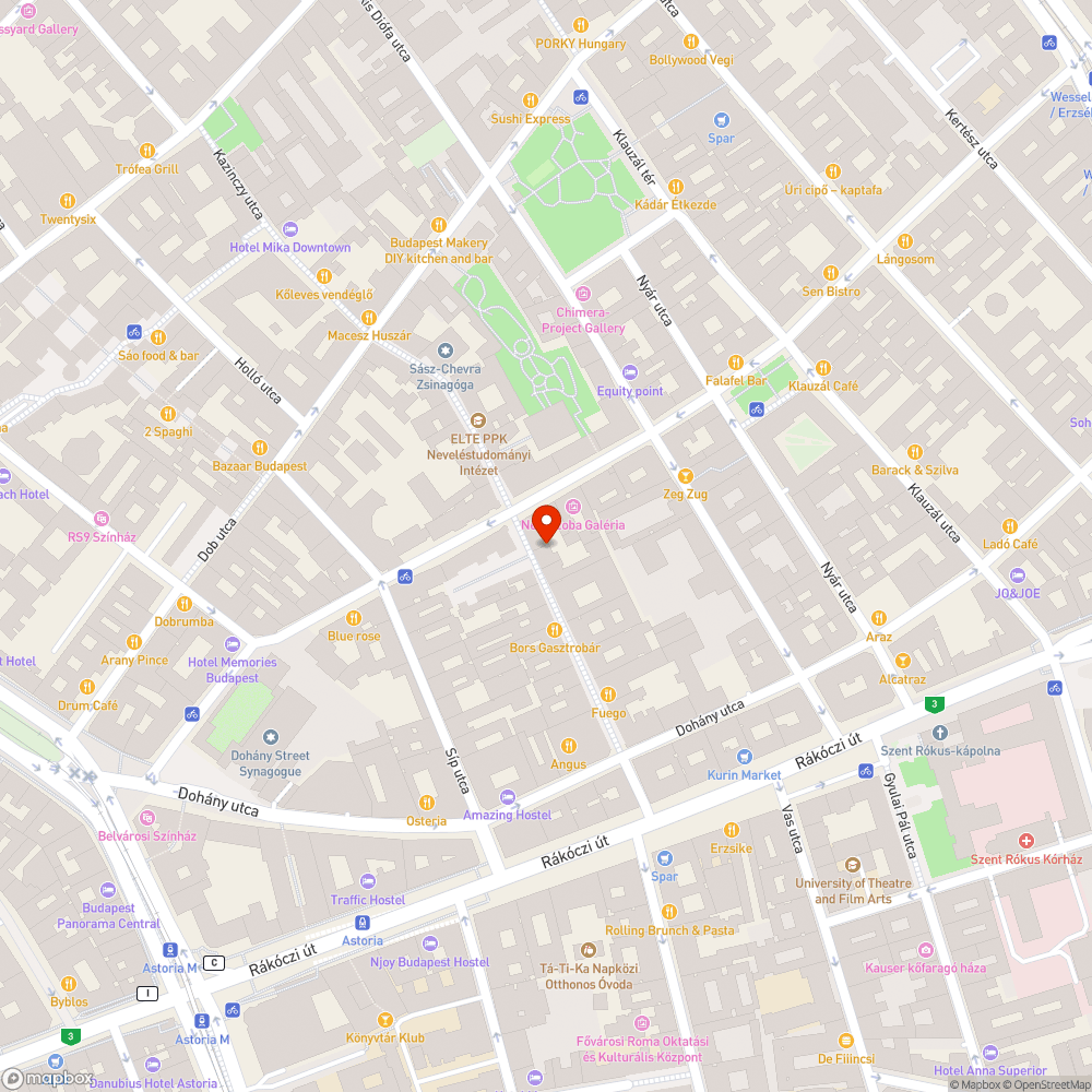 Kazinczy utca - kultúra utcája bejelentés helye