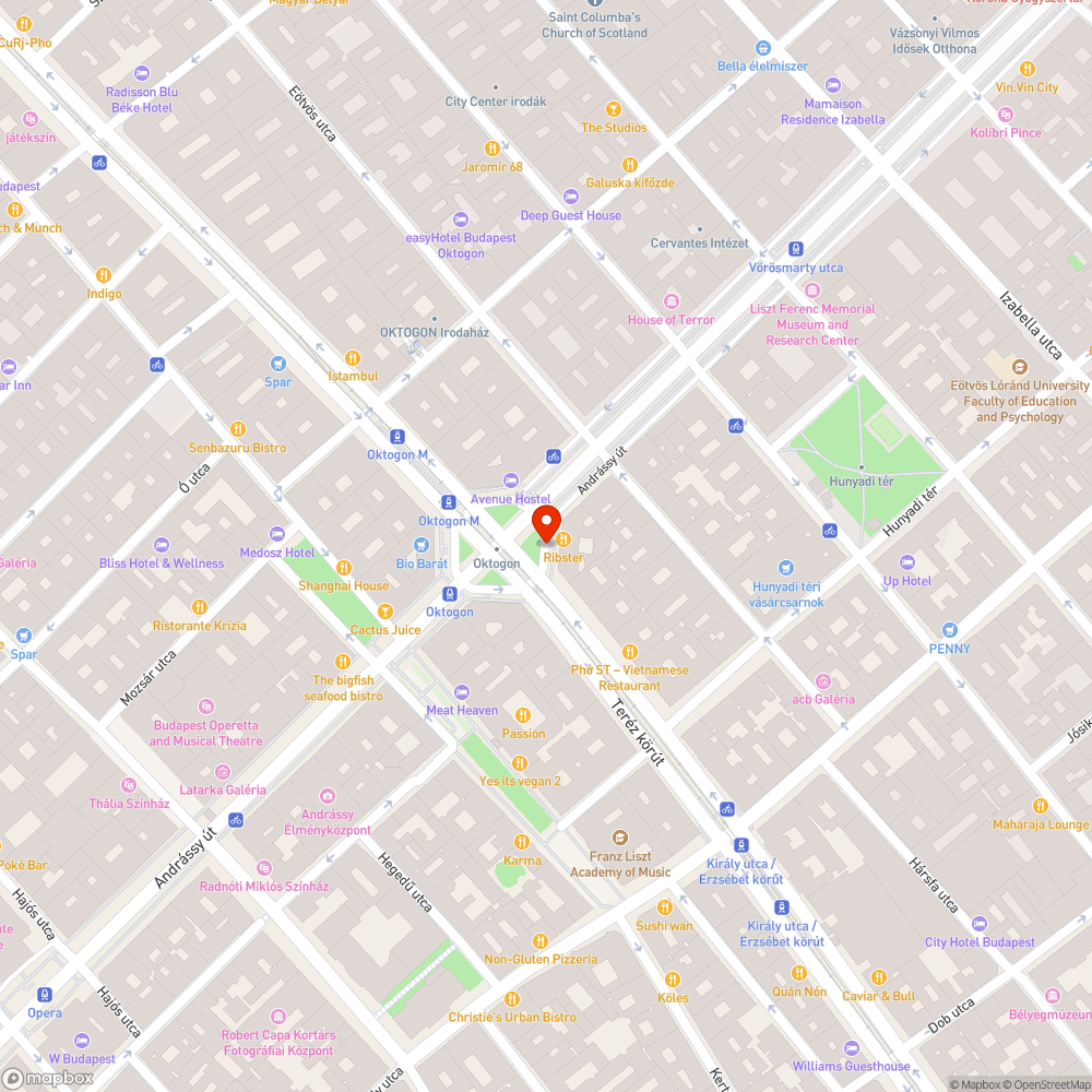 Oktogon 3 bejelentés helye