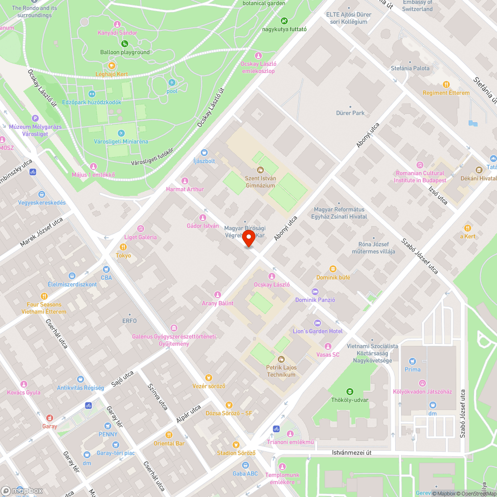 Hónapok óta elhagyott autó bejelentés helye