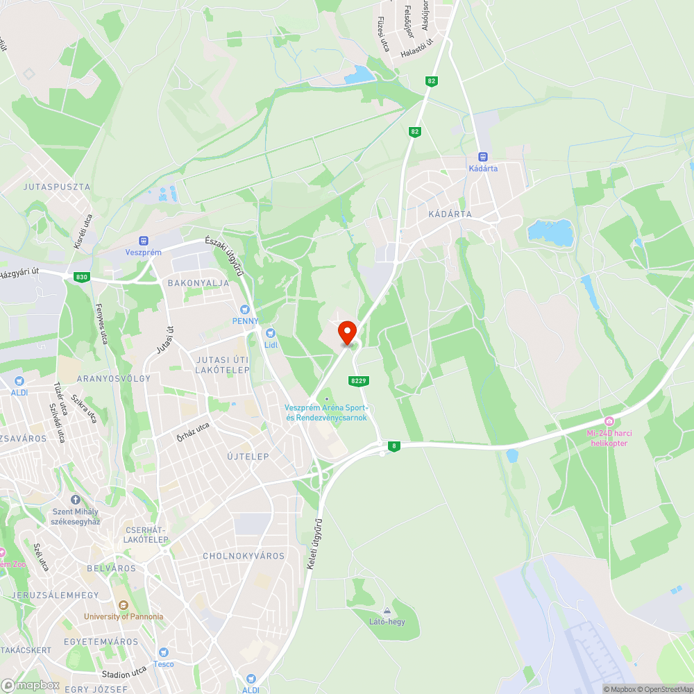 Szemét telep bejelentés helye