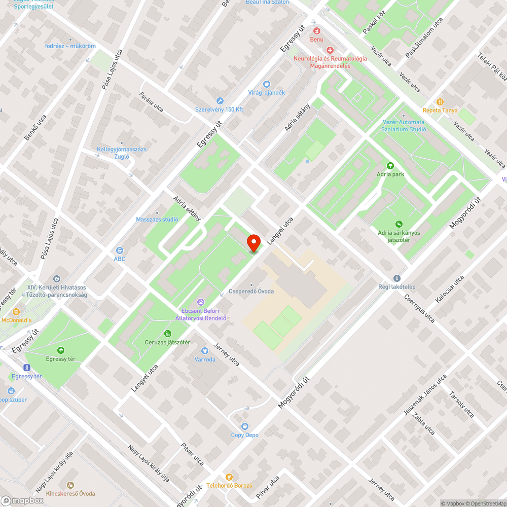 Túl magas járda bejelentés helye