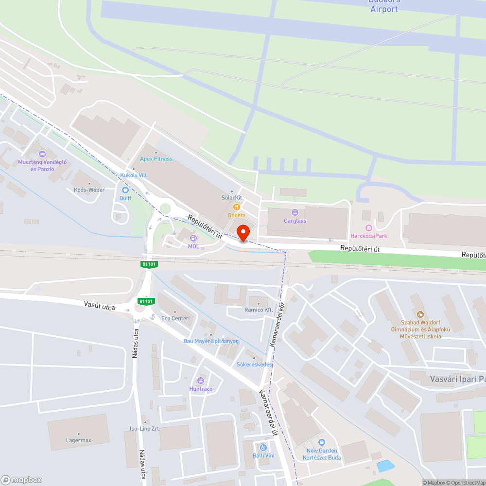 veszélyes kátyú bejelentés helye