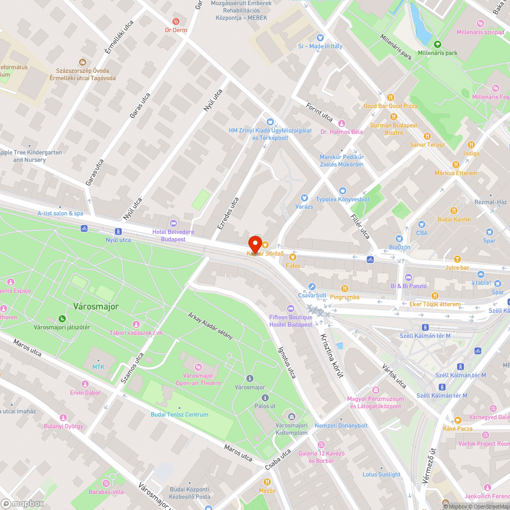 Megrongált parkolásgátló oszlop bejelentés helye