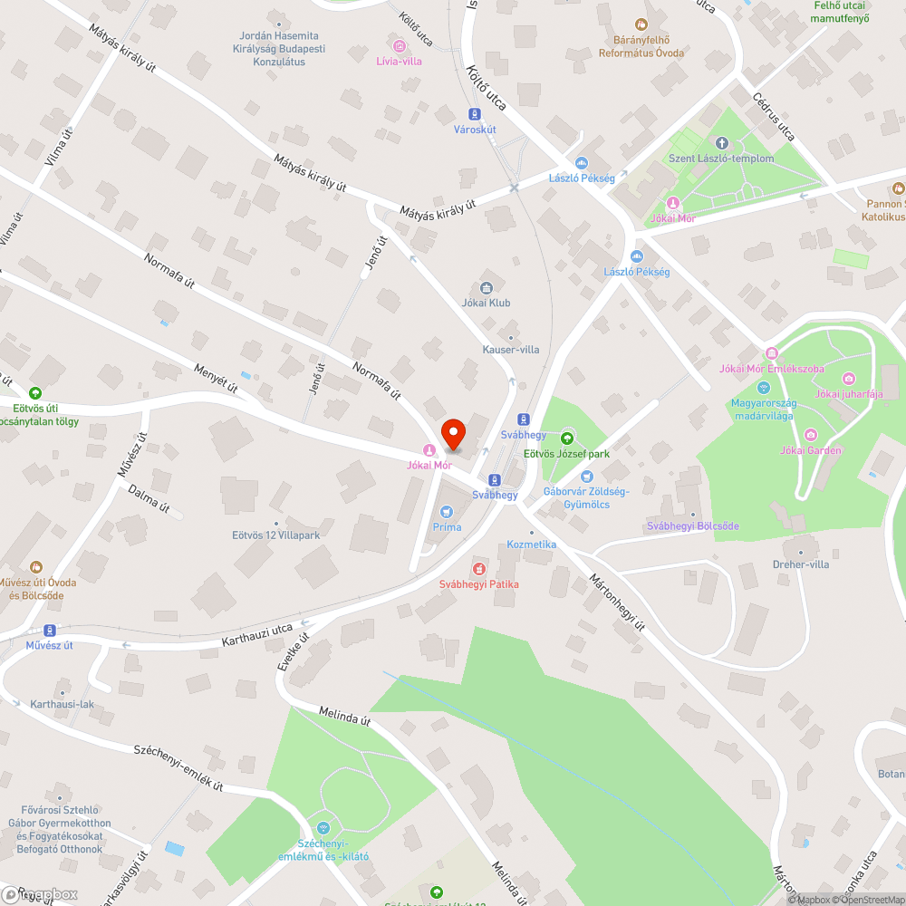 Elhagyott autó bejelentés helye