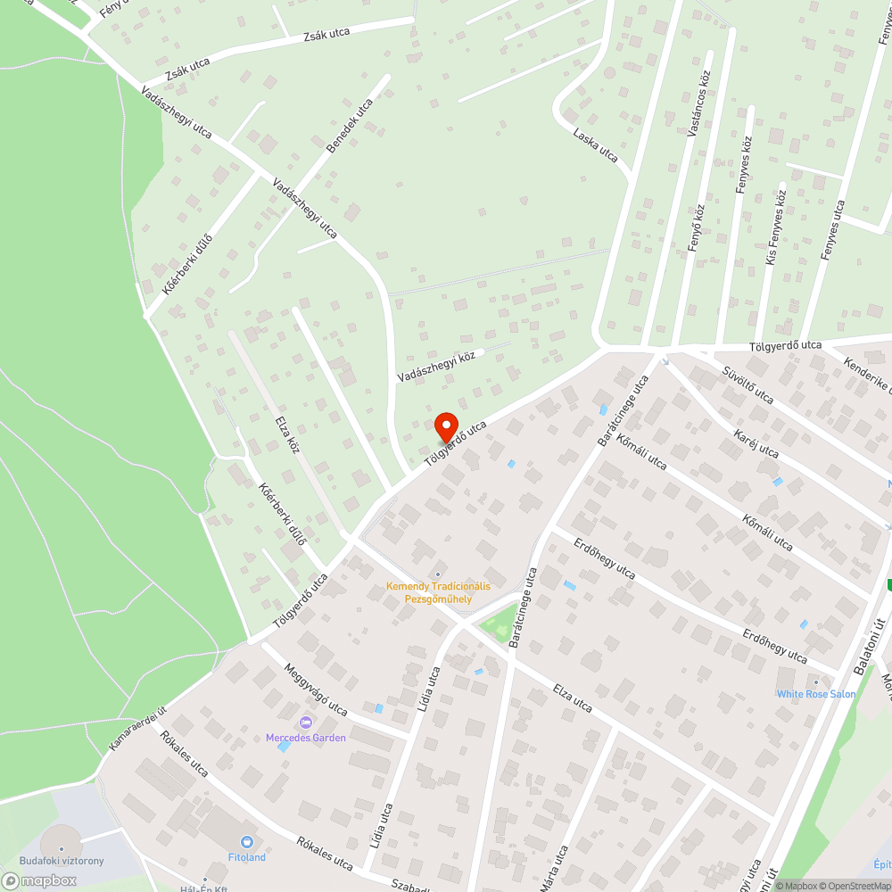 Betört üveg a buszmegállóban bejelentés helye