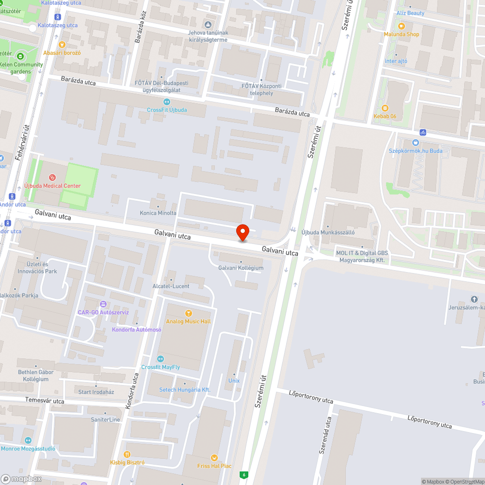 Hatalmas kátyú, lekopott felfestések bejelentés helye