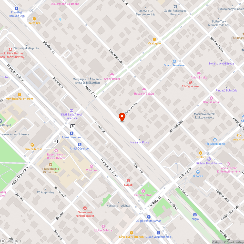 Uttest beszakadt bejelentés helye