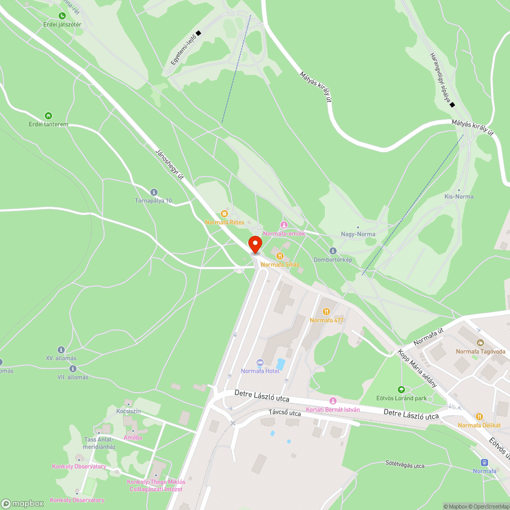 Normafán, a 21A megállójában nincs világítás bejelentés helye