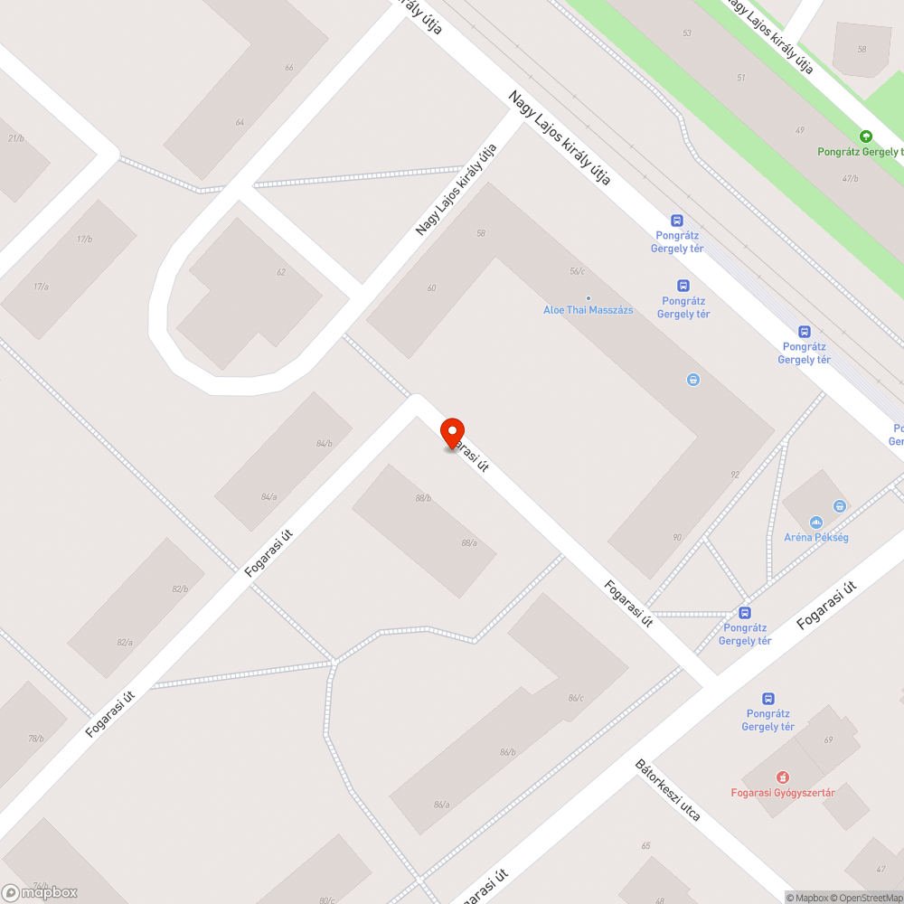 Kátyú bejelentés helye