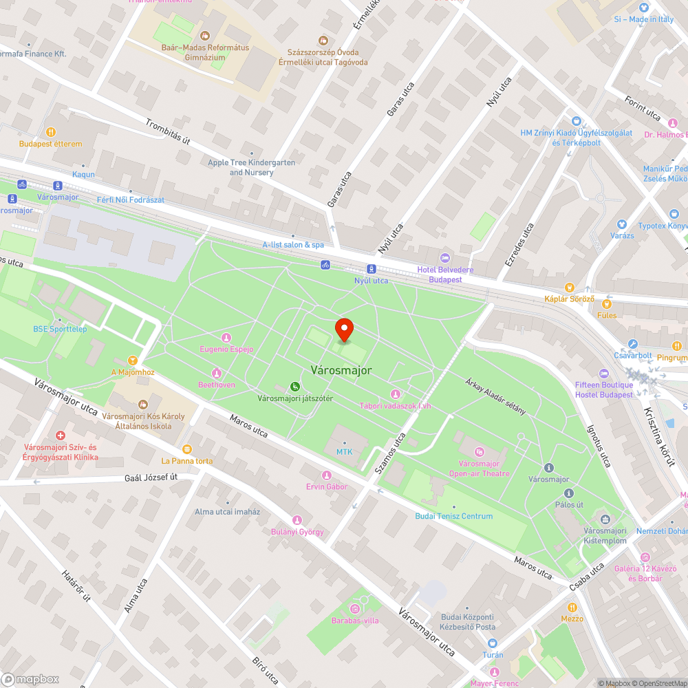 Szétesett pad bejelentés helye